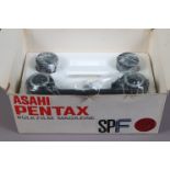 An Asahi Pentax Bulk Film Magazine SPF, comprising a 35mm SLR bulk film magazine, two cassettes, a