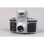 An Ihagee Kine Exacta I SLR Camera, serial no 617854, post-war "c" spelling version, body F-G,