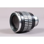 A Proskar-Ishico Anamorphic-16 Lens, 2x, serial no 810241, made in Japan, barrel P-F, heavy wear,