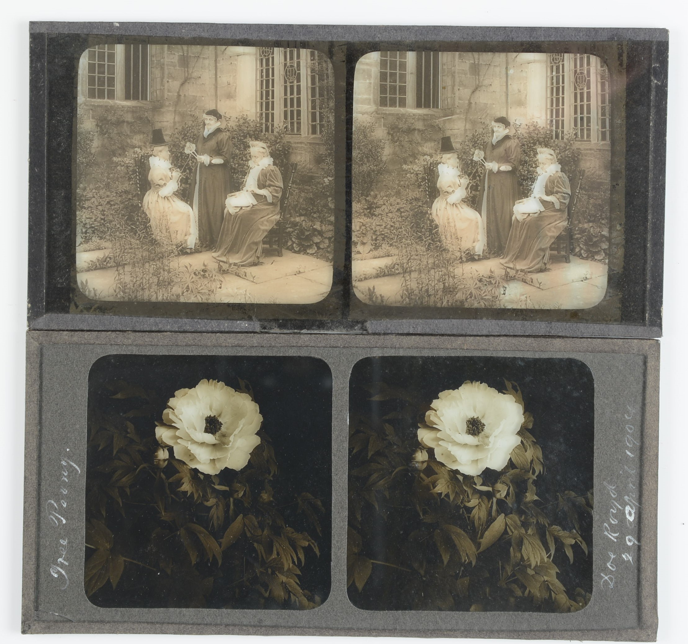 Early 20th Century Stereoscopic Glass Diapositives, taken by very competent amateur or - Image 2 of 2