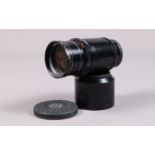 A Cooke Deep Field Panchro 100mm f/2.5 Lens, black, T2.8, serial no 775224, made by Rank Taylor