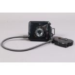 A KMZ F-21 Ajax 12 Button Hole Subminiature 'Spy' Camera, serial no 60122, 18 x 24mm format on