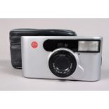 A Leica C1 Compact Camera, powers up, shutter working, flash working, otherwise untested, body G,