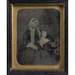 Wall-Hanging Portrait Ambrotypes, various sizes from ninth to quarter-plate, P-F (17)