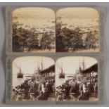 Underwood & Underwood Stereoscopic Cards, Norway Through The Stereoscope, in book-form slip case,