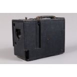 A Tella No 3 Box Magazine Plate Camera, serial no 694, quarter plate format, circa 1899, rise and