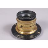 A Ross Zeiss Convertible Anastigmat f8/f11 16½in/19¼in. Brass Lens, serial no. 4320, F, impact