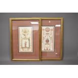 A Pair of Adam Style prints, 36cm by 20cm, one marked Tafel 32, the other Tafel 54, nicely framed