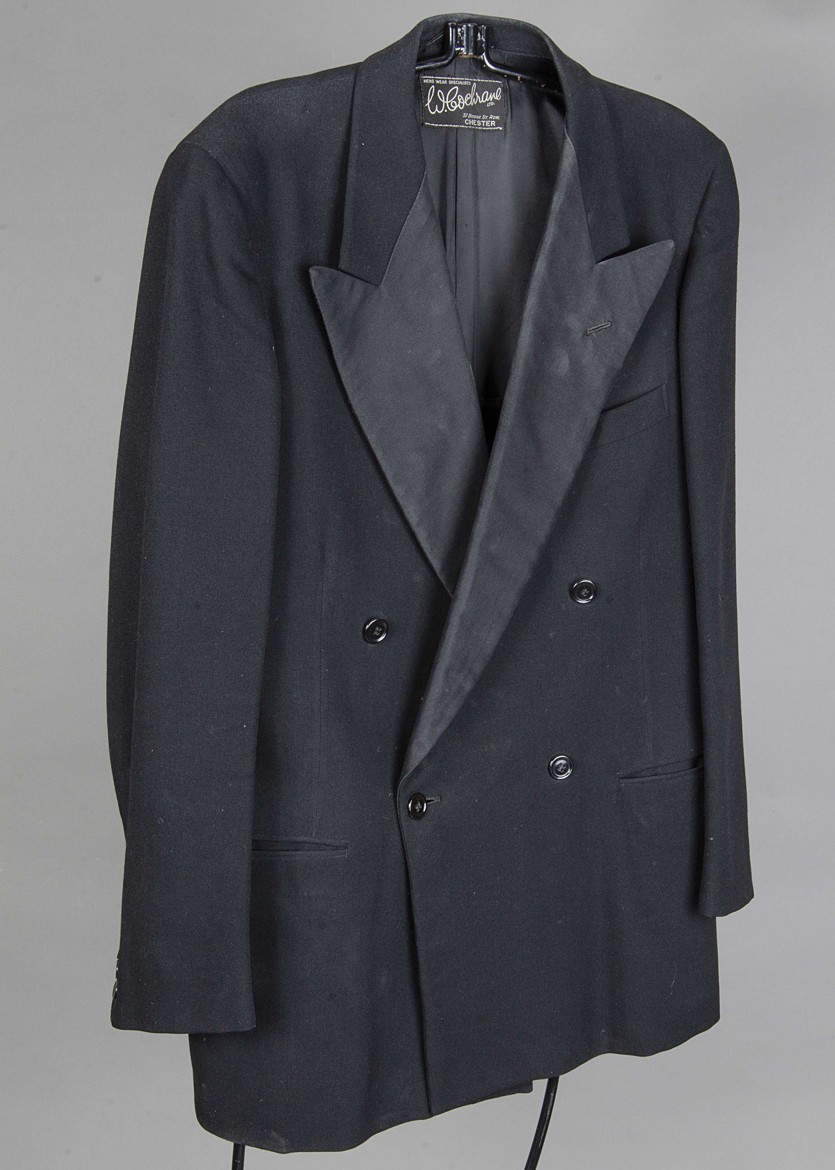 Five mourning jackets, by assorted tailors including Hepton, four with matching pairs of trousers, - Image 2 of 7