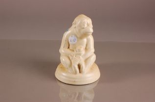 An Art Deco period Beswick pottery figure of a monkey, 17.5cm