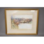 A Herbert (British School), 25cm by 37cm, watercolour, Brig O Balgowrie, Aberdeenshire, signed to