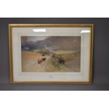 T.M Richardson (19th Century), 32cm by 52cm, watercolour, 'At Braemar', signed and dated to the