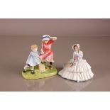 Two c1990s Royal Doulton figures, HN 1731, Daydreams, and, HN 3297, Milestone (2)