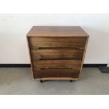 A c1960s chest of drawers by Stag, AF, 92cm high and 76cm wide