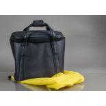 A modern Ferrari black leather lady's dressing case by Schedoni, 32cm high and 35cm wide, in good