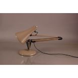 A late 20th century Anglepoise desk lamp, in beige