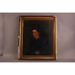 British School (18th/19th century), 59cm by 49cm, oil on canvas, Portrait of a Lady, framed, AF