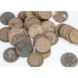 A collection of British George V and George VI and later coinage, including a quantity of pre-1946
