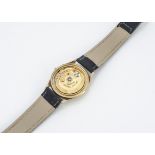 A c1980s Garrard automatic gentleman's wristwatch, 33mm case, probably 9ct gold, appears to run,