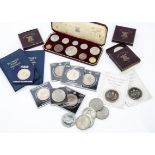 A Royal Mint Elizabeth II ten specimen coin set, dated 1953, in fitted box, narked Crowned 2nd