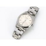 A 1990s Rolex Oyster Perpetual Air-King stainless steel gentleman's wristwatch, 34mm, silvered