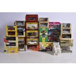 Modern Diecast Post-war Cars and Vans, a boxed collection comprises, Brumm (7), Solido (4),