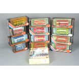 Exclusive First Editions Double Decker Buses, a boxed collection of vintage and modern 1:76 scale