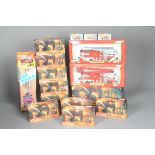 Diecast Fire Service Vehicles, a boxed collection includes Matchbox Models of Yesteryear Fire Engine