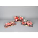 Franklin Mint 1:32 Scale Fire Engines, three boxed examples 1922 Ahrens Fox, 1916 Ford Model T and