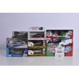 Modern Diecast Models from TV and Film, a boxed group comprises Lledo Vanguards Italian Job IJ1005