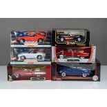 1:18 Scale Vintage Post War American Cars, a boxed group comprises, Signature Models Charles Town