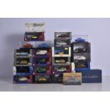 Modern Diecast Post-war Vehicles, a boxed/cased collection of 1:43 scale and similar mainly cars,