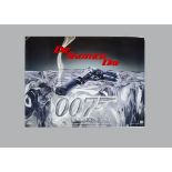 James Bond Film Posters, seven posters comprising four UK quads with two of each Skyfall and Die