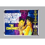 The Comedians UK Quad Poster, a linen backed UK quad The Comedians featuring Elizabeth Taylor and