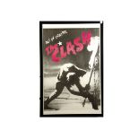 Clash Poster, Out Of Control - Unofficial poster circa 1984 - Framed and Glazed - measures 38" by