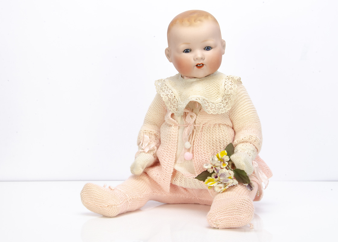 Ancien Bébé Armand Marseille 351 - Poupée Composition 36 Cm, France 1935