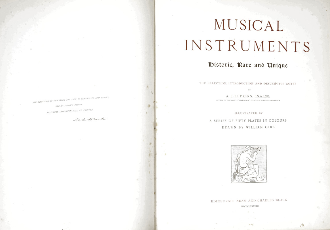 Musical Instrument book, Hipkins, A.J., Musical Instruments -- Historic, Rare and Unique,