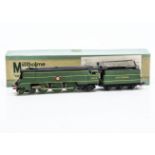 Millholme Models 00 Gauge kitbuilt SR green unrebuilt Merchant Navy Class Locomotive and tender,