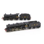 Modified and scratch built 00 Gauge LMS black Steam Locomotives with modified Hornby Bodies, 658 4-