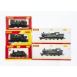 Hornby China OO Gauge GWR Steam Locomotives, five boxed examples, R3127 Class 72xx 7202, R3123 Class