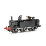 A Gauge 1 Kit-built 2-rail electric ex-MR 'Johnson 1F' 0-6-0 'open-cab' Tank Locomotive, from an