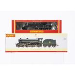 Hornby 00 Gauge BR Steam Locomotives, R239 black Class 4P 20604T 42363 and R3004 green weathered