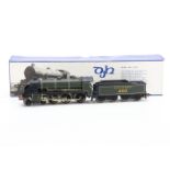 DJH 00 Gauge kitbuilt SR green Class H15 Locomotive and tender, 490, built and finished to a very