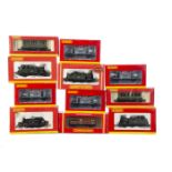 Hornby 00 Gauge GWR and BR Tank Locomotives and SR 4-Wheel Coaches and various Guard Vans, R2095A