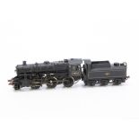 00 Gauge kitbuilt BR black Standard Class 4F-A 2-6-0 Locomotive and Tender, built and painted to a