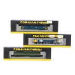 Graham Farish N Gauge Diesel Class 47 Locomotives, three cased examples 372-244 47711 Greyfriars