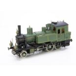 A Gauge 1 Finescale K Bay Sts B 2-4-0 Tank Locomotive by Gerard of Austria, of etched-brass