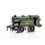 A Hornby 0 Gauge electric No EM36 SR 0-4-0 Tank Locomotive, in lithographed Southern lined green