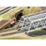 N Gauge Scenic Alpine Foot Hills Layout, a rectangular vacuum-formed layout with track on several