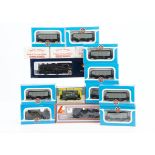 OO Gauge Steam Tank Locomotives and Goods Wagons, all boxed includes tank locomotives, Bachmann 32-